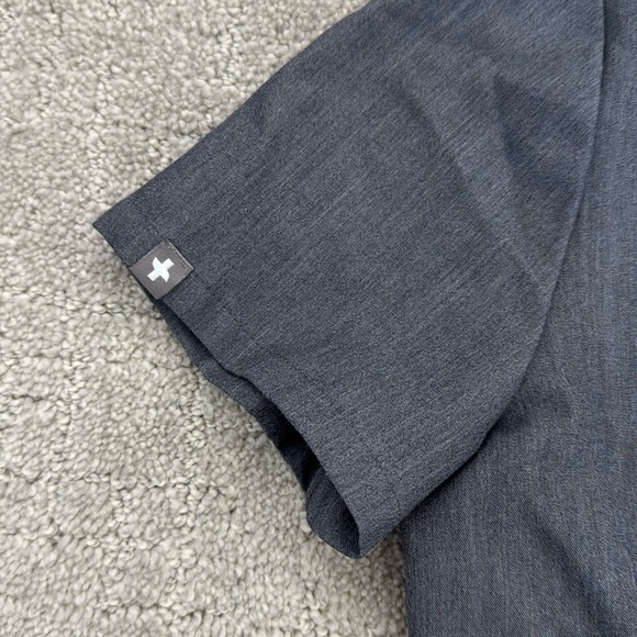 Figs “Casma” scrub top TECHNICAL V NECK  GRAPHITE grey gray 2453 - Picture 5 of 8